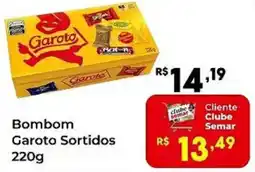 Semar Supermercado Bombom garoto sortidos oferta
