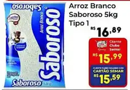 Semar Supermercado Arroz branco saboroso oferta