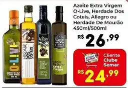 Semar Supermercado Azeite extra virgem o-live, herdade dos coteis, allegro ou herdade de mourão oferta