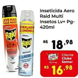Semar Supermercado Inseticida aero raid multi insetos lv+ pg- oferta
