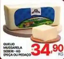 Supermercados Santa Helena Queijo mussarela seberi oferta