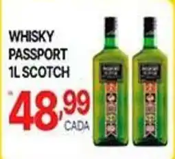 Supermercados Santa Helena whisky passport 1l scotch oferta