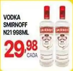 Supermercados Santa Helena Vodka smirnoff oferta