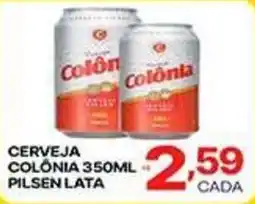 Supermercados Santa Helena Cerveja colônia pilsen lata oferta