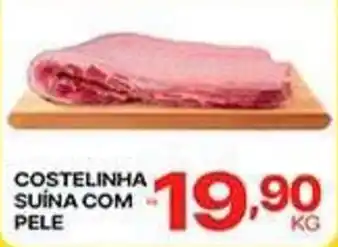 Supermercados Santa Helena Costelinha suína com pele oferta