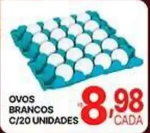 Supermercados Santa Helena ovos brancos oferta