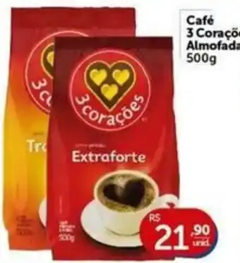 Pires Café 3 Corações Almofada oferta