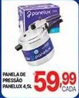 Supermercados Santa Helena Panela de pressão panelux 4,5l oferta