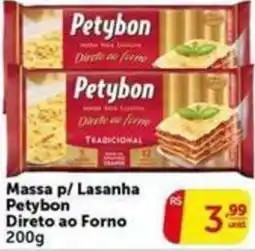 Pires Massa p/ Lasanha Petybon Direto ao Forno oferta
