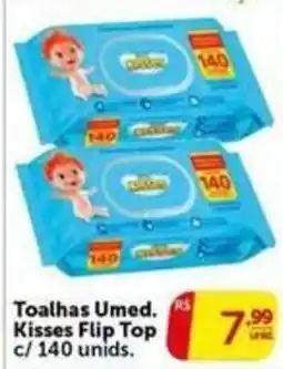 Pires Toalhas umed. kisses flip top oferta