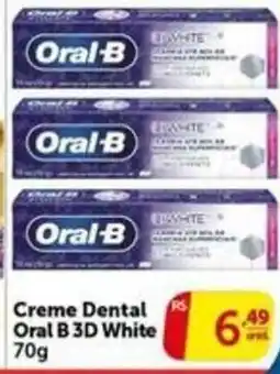 Pires Creme Dental Oral B 3D White oferta