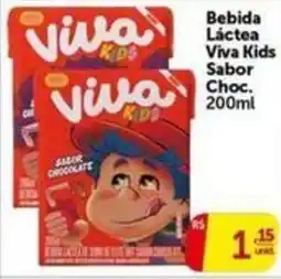 Pires bebida lactea viva kids sabor choc. oferta