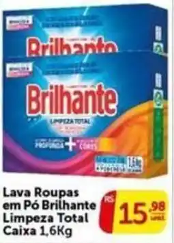 Pires Lava Roupas em Pó Brilhante Limpeza Total oferta