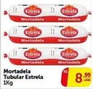 Pires Mortadela Tubular Estrela oferta