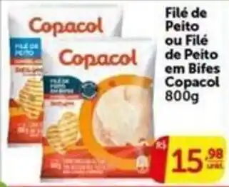Pires Filé de Peito ou Filé de Peito em Bifes Copacol oferta