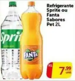 Pires Refrigerante Sprite ou Fanta Sabores oferta