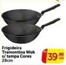 Pires Frigideira Tramontina Wok s/ tampa Cores 28cm oferta