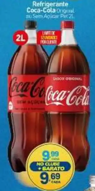 Rede Bom Lugar Refrigerante coca-cola original ou sem açúcar oferta