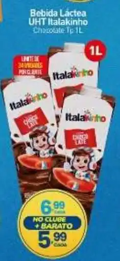 Rede Bom Lugar Bebida Láctea UHT Italakinho Chocolate 1L oferta