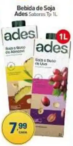 Rede Bom Lugar Bebida de Soja Ades Sabores oferta