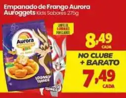 Rede Bom Lugar Empanado de Frango Aurora Auroggets Kids Sabores oferta