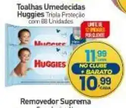 Rede Bom Lugar Toalhas Umedecidas Huggies Tripla Proteção oferta