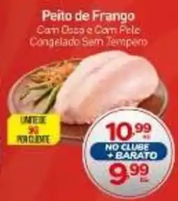 Rede Bom Lugar Peito de Frango Com Osso e Com Pele Congelado Sem Tempero oferta