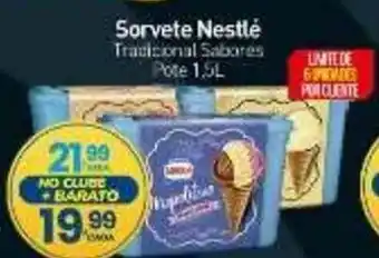 Rede Bom Lugar Sorvete Nestlé Tradicional Sabores oferta