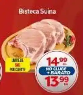 Rede Bom Lugar Bisteca Suína oferta
