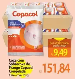 Atacadão Coxa com Sobrecoxa de Frango Copacol Congelada oferta