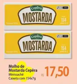 Atacadão Molho de Mostarda Cepera Minissachê oferta