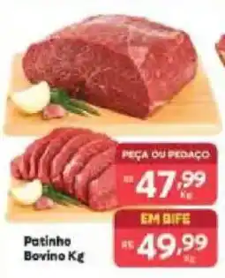 Barbosa Supermercados Patinho Bovino oferta