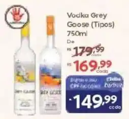Barbosa Supermercados Vodka Grey Goose (Tipos) oferta