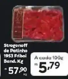 Barbosa Supermercados Strongonoff de Patinho 1953 Friboi Band. oferta
