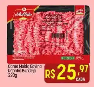 Muffato Carne Moída Bovina Patinho Bandeja oferta