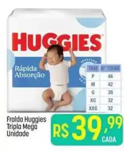 Muffato Fralda huggies tripla mega unidade oferta