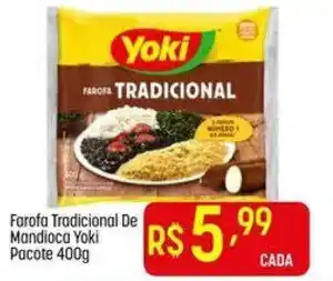 Muffato Farofa tradicional de mandioca yoki oferta