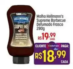 Muffato molha hellmann's supreme barbecue defumado frasco oferta