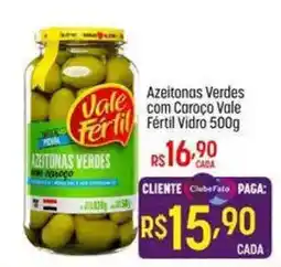 Muffato Azeitonas verdes com caroço vale fértil vidro oferta