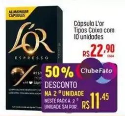 Muffato Cápsula l'or tipos caixa oferta