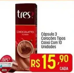 Muffato Cápsula 3 Corações Tipos oferta
