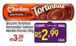 Muffato Biscoito Tortinhas Recheadas Sabores Marilan oferta