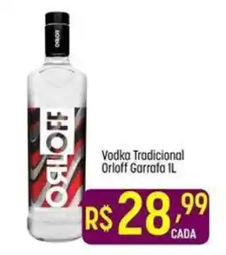 Muffato Vodka tradicional orloff garrafa 1l oferta
