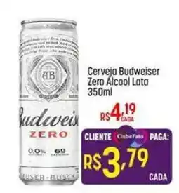 Muffato Cerveja budweiser zero alcool lata oferta