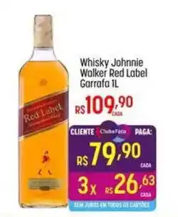 Muffato Whisky Johnnie Walker Red Label Garrafa 1L oferta