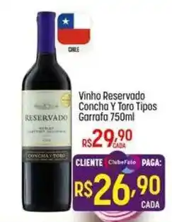 Muffato Vinho reservado concho y toro tipos oferta