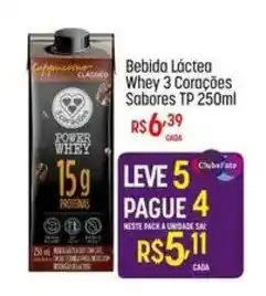 Muffato Bebida Láctea Whey 3 Corações oferta