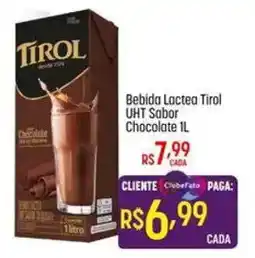 Muffato bebida lactea tirol sabor chocolate 1l oferta