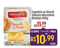 Muffato Capeletti ou Ravioli Sabores Massaleve oferta
