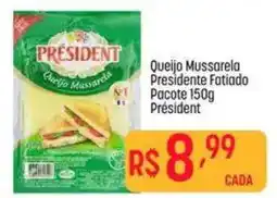 Muffato Queijo mussarela presidente fatiado oferta